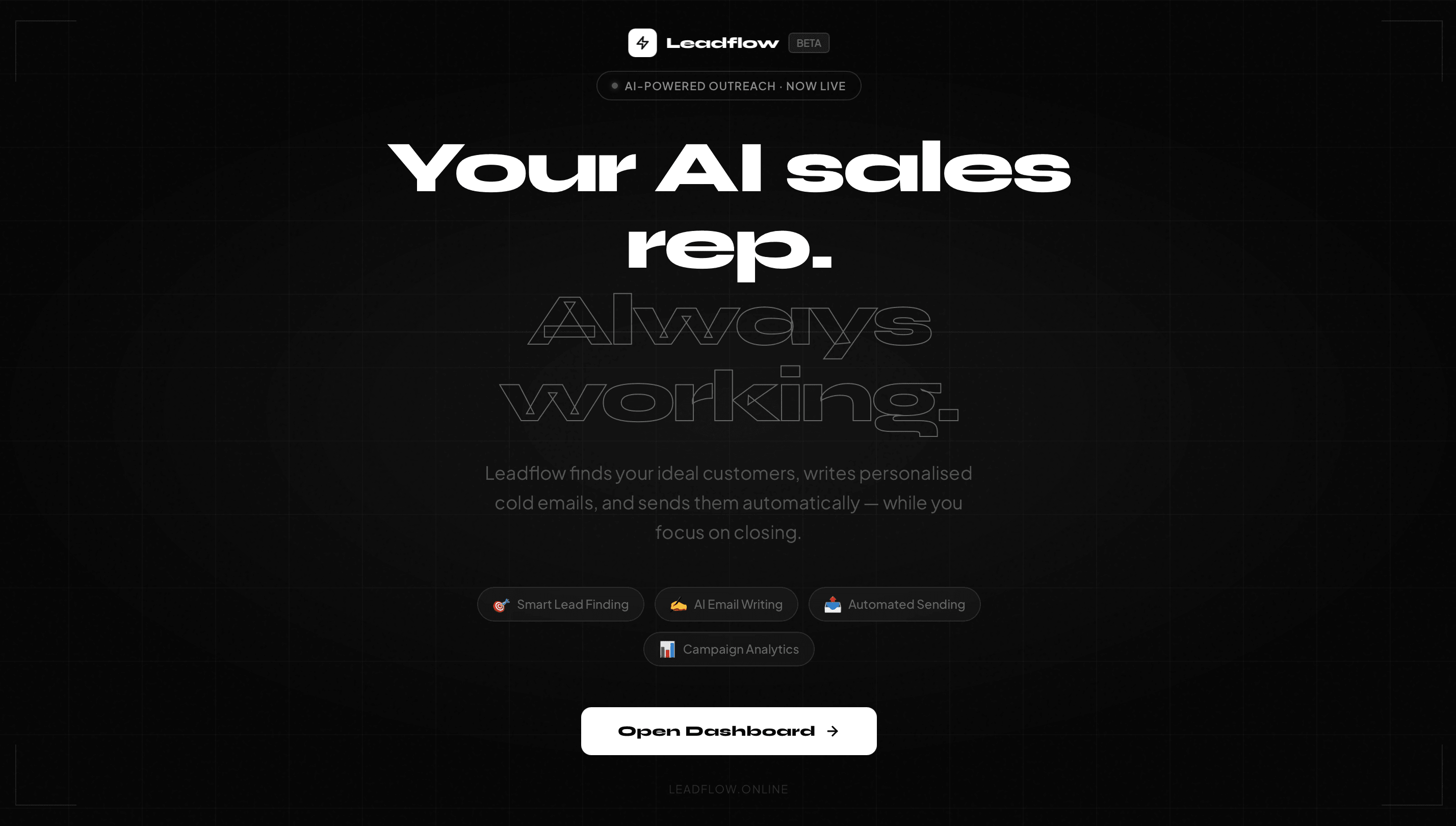 LeadFlow interface