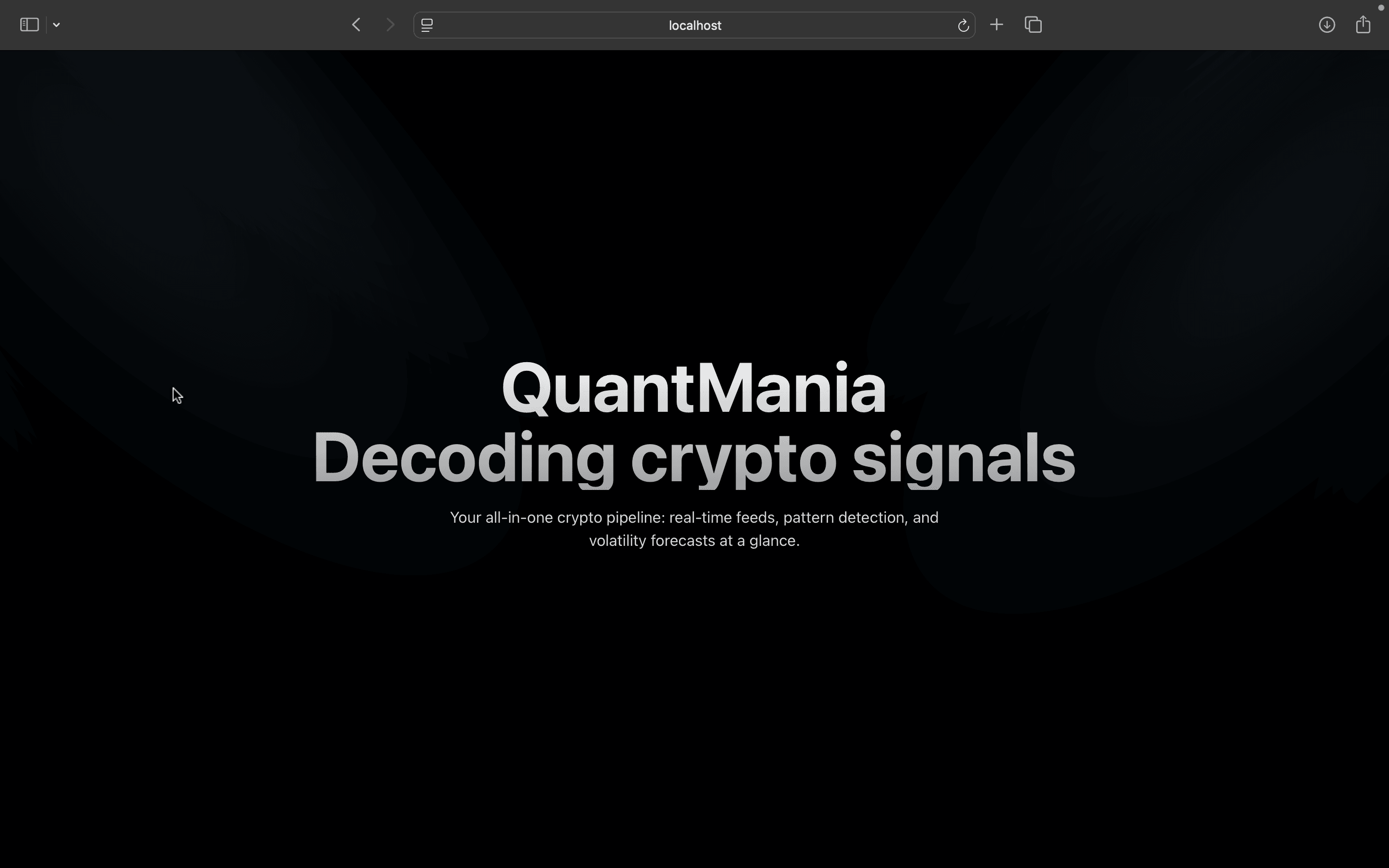 Quant Mania interface